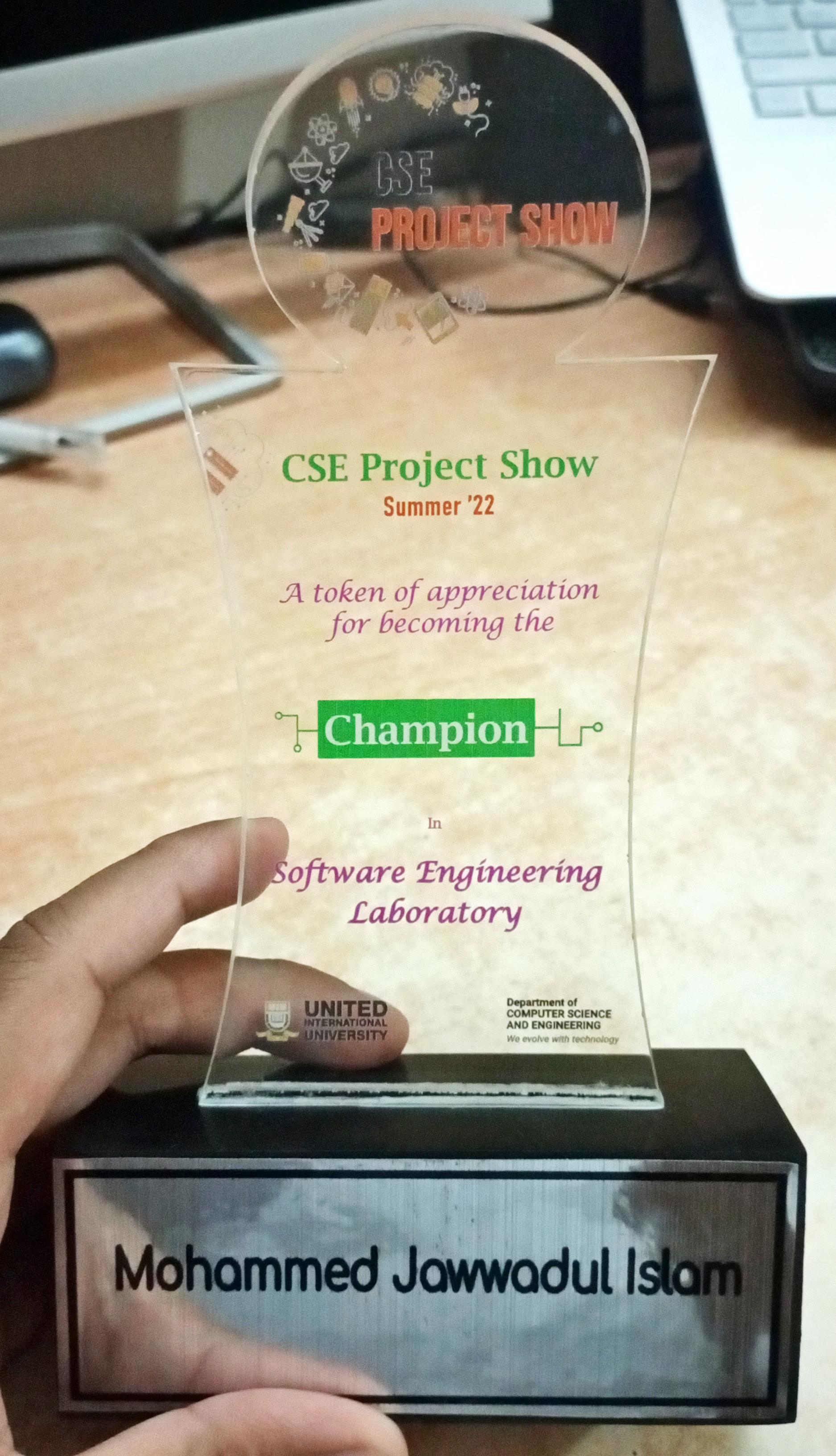 Academic Achievement Award