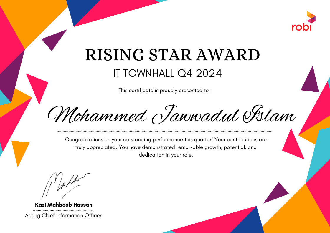 Professional Achievement Award